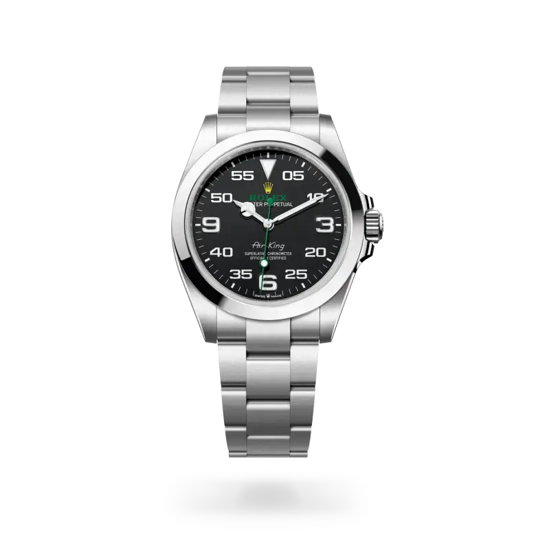 rolex air-king in oystersteel, m126900-0001 - watch palace