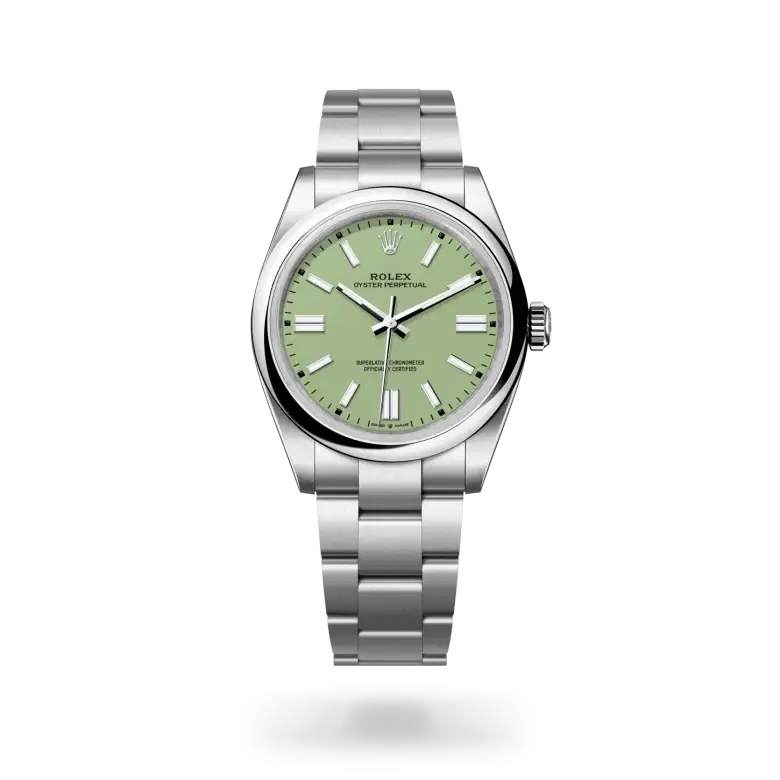 rolex oyster perpetual in oystersteel, m134300-0006 - watch palace