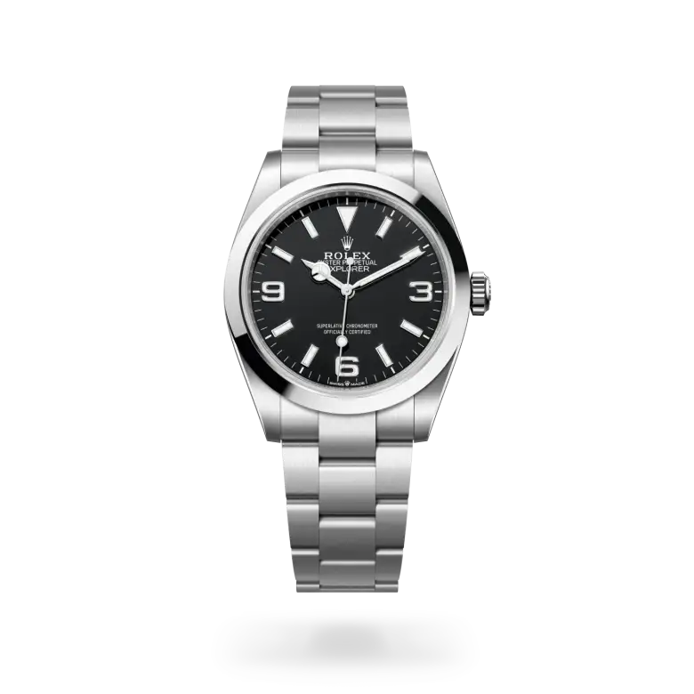 rolex explorer in oystersteel, m224270-0001 - watch palace
