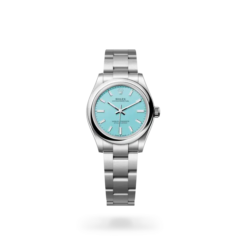 rolex oyster perpetual in oystersteel, M277200-0007- watch palace