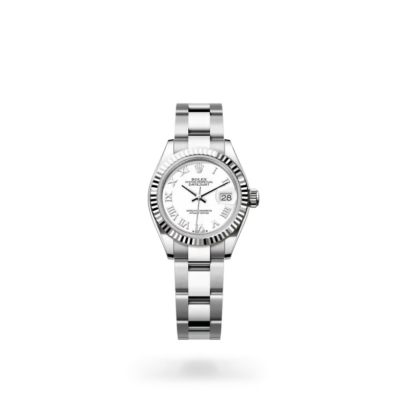 rolex lady-datejust in white rolesor, m279174-0020 - watch palace