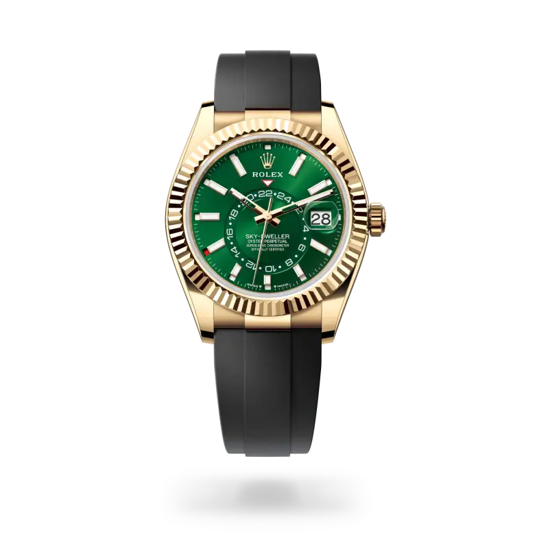 rolex sky-dweller in 18 ct yellow gold, M336238-0004- watch palace
