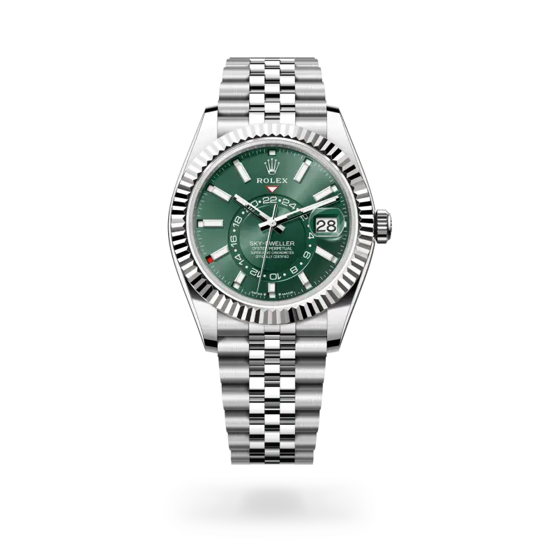 rolex sky-dweller in white rolesor, M336934-0002- watch palace