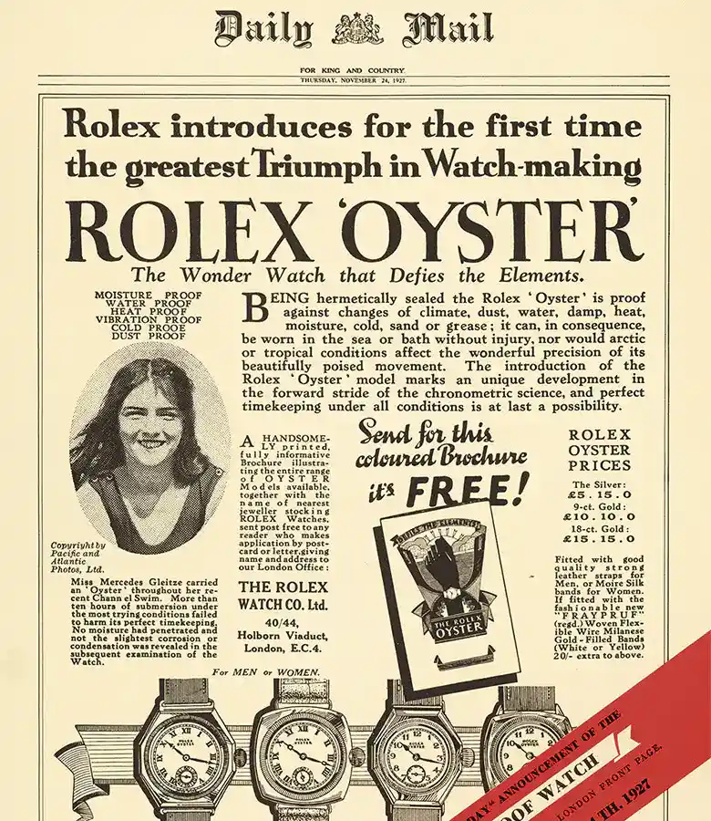 Rolex Oyster Story - Watch Palace