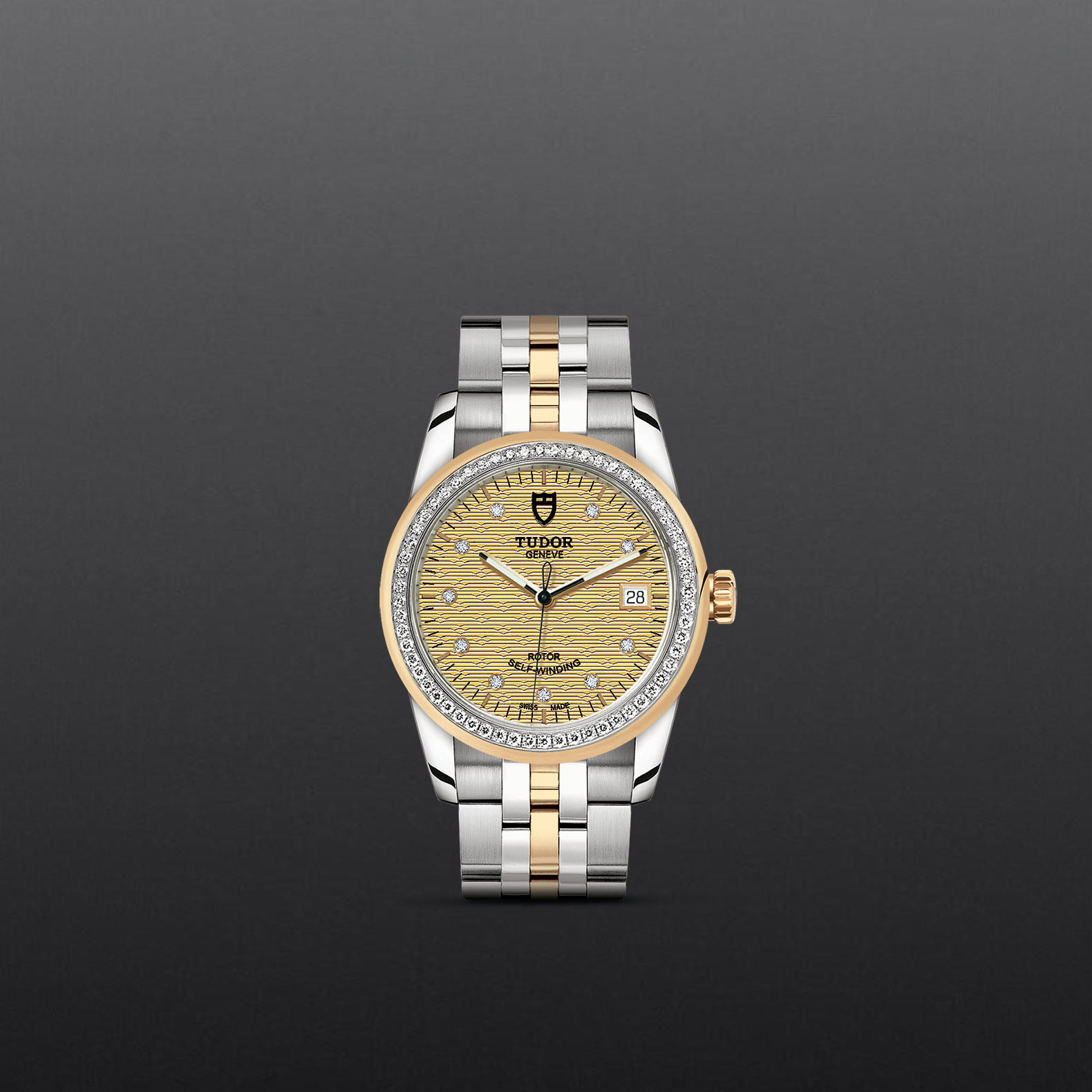 Tudor glamour outlet date 36mm