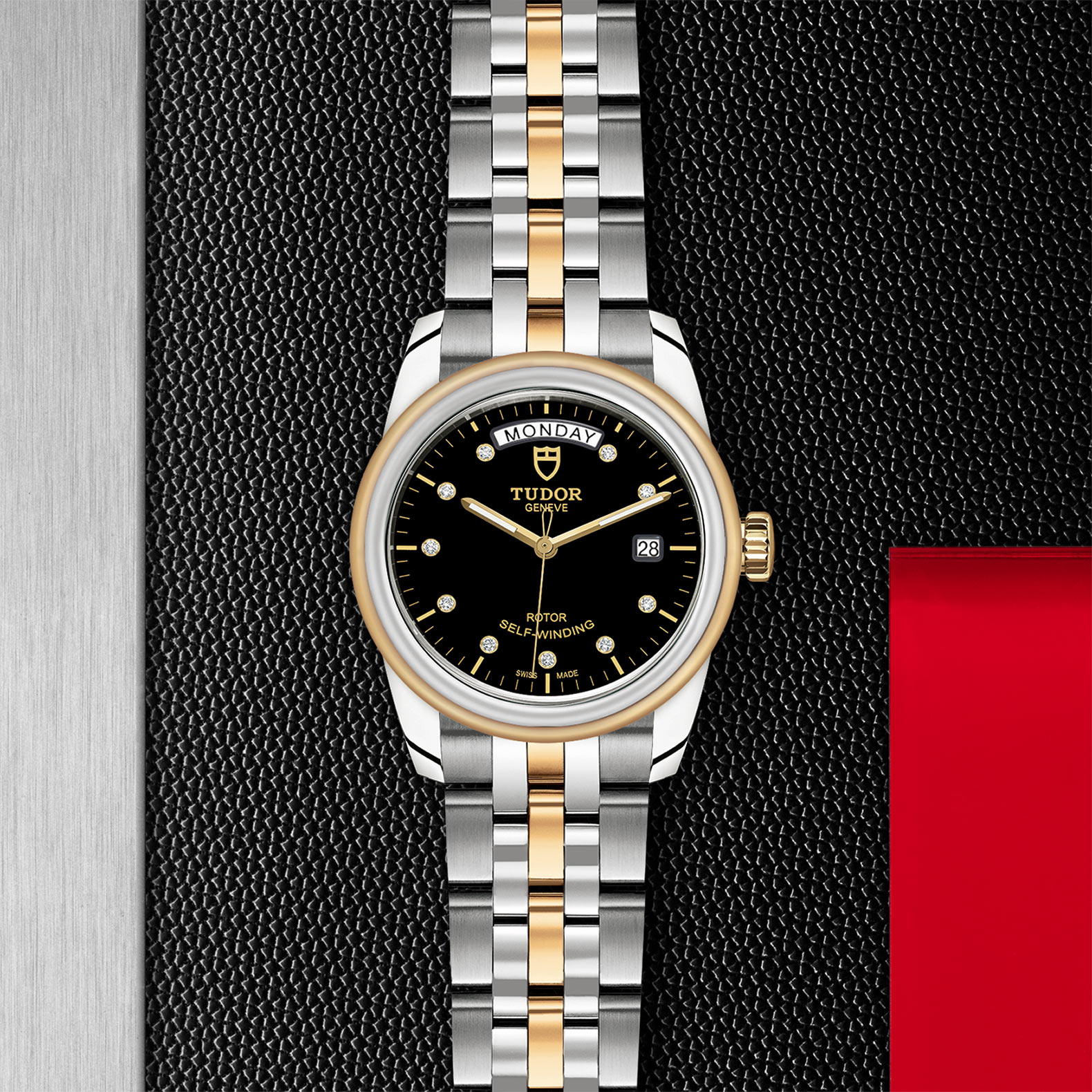 Tudor glamour best sale day date price